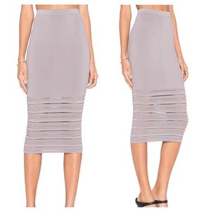 Ronny Kobo Darling Skirt in Steel